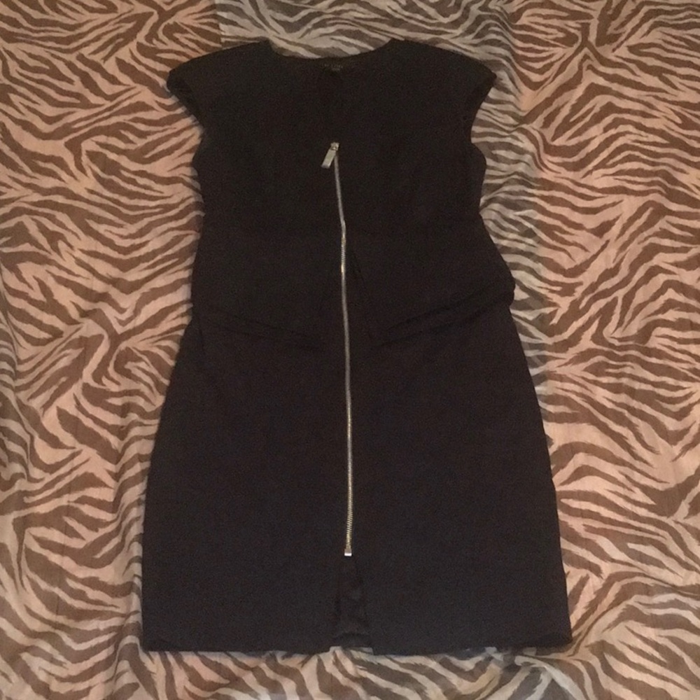 Ted Baker Structured Zip Peplum Dress